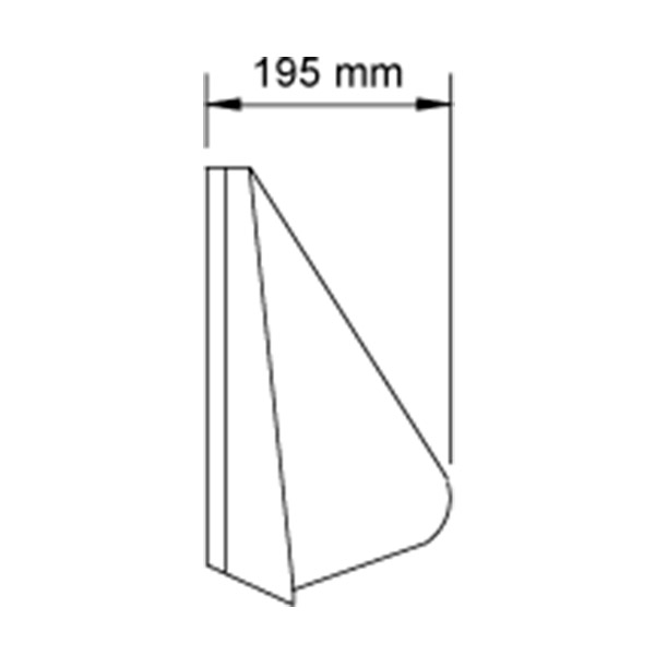 Lateral - Luminaria Murolite