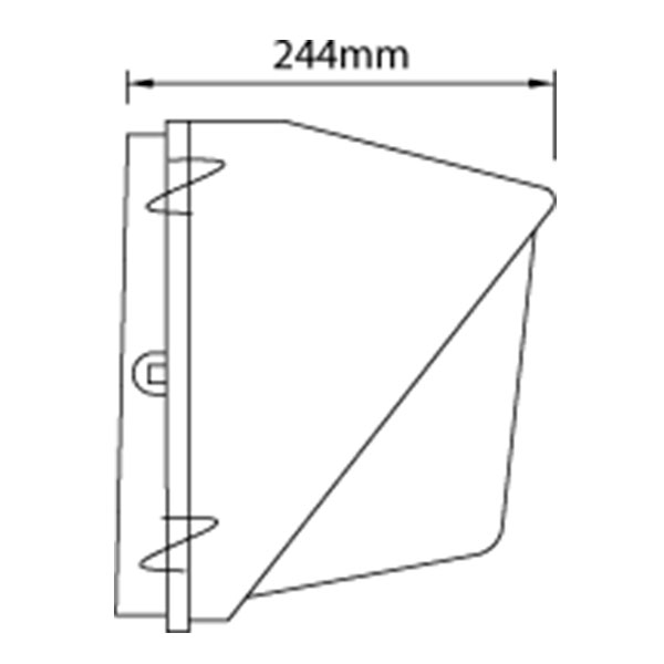 Lateral_Wallpack250 Lateral Luminaria Wallpack 250